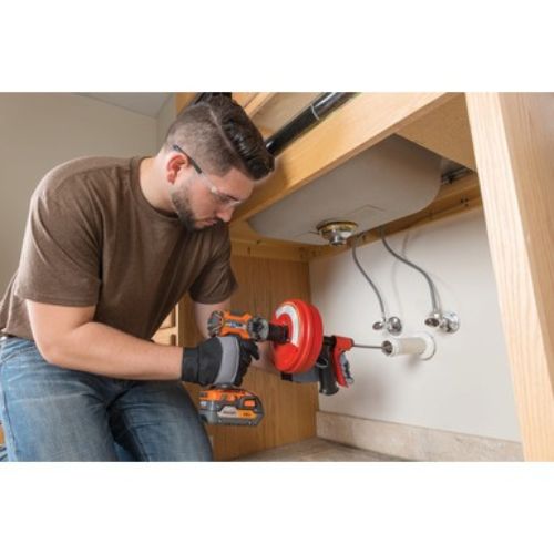 Ridgid drill on sale powered drain snake