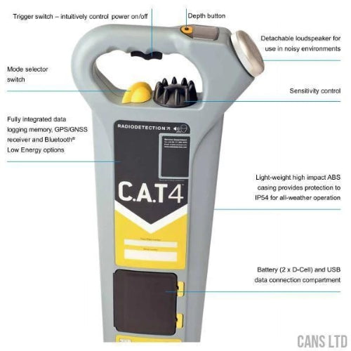 RadioDetection CAT4 Cable & Pipe Locator